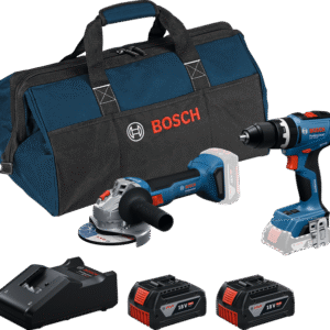 Bosch Bleu Accutoolkit Combipack 18V GSB 18V-65 + GWS 18V-8 | 2x GBA 18V 4,0Ah + Chargeur GAL 18V-40 – 0615A5008Z