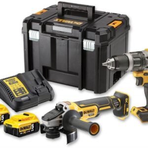DeWalt DCK551P3T-QW | Ensemble combiné 18V XR 5 pièces | DCD796 + DCF887 + DCS391 + DCS331 + DCL050 | 3x 5.0Ah batteries et chargeur | 2 x TSTAK - DCK551P3T-QW
