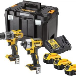 DeWalt DCK266P3T | Ensemble de batteries | DCD796 + DCF887 dans coffret T-STAK | 18 V 5.0Ah Li-Ion + 3ᵉ batterie – DCK266P3T-QW