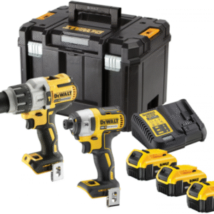 DeWalt DCK276P3T | Ensemble combiné | Perceuse/visseuse à percussion XRP DCD996 + Visseuse à chocs DCF887 | 18V XR | Brushless | 3x 5.0Ah | dans coffret TSTAK - DCK276P3T-QW