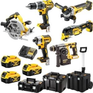 DeWalt DCK685P3T | Coffret combiné | DCD796 + DCF887 + DCH273 + DCG405 + DCS570 + DCS356 | 18V | 5,0Ah Li-Ion | dans TSTAK - DCK685P3T-QW