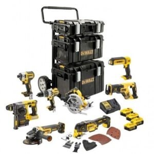 DeWalt DCK853P4 Ensemble Avantage 8 pièces | 4x 18V 5,0Ah dans ToughSystem - DCK853P4-QW