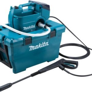 Makita DHW080PT2 | LXT | 2x18 V | Nettoyeur haute pression | 80bar | 2 x 5.0 Ah batterie + chargeur double rapide | En valise