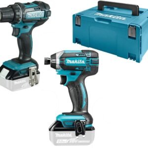 Makita DLX2127ZJ Coffret combiné (corps uniquement) - DDF482 perceuse-visseuse 18V + DTD152 visseuse à chocs | Sans batteries ni chargeur, livré dans Mbox