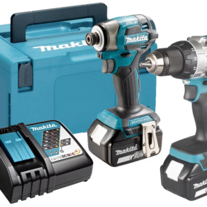 Makita DLX2527TJ 18V Coffret combiné DDF489 Perceuse-visseuse + DTD173Z Visseuse à chocs 5,0 Ah batterie (2 pcs), dans Mbox