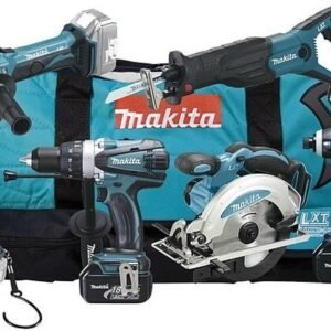 Makita DLX6011 | Coffret combiné 6 pièces 18V Li-Ion (3x batteries 3.0Ah) dans un sac - DLX6011