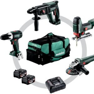 Metabo Accu-Comboset 4.1.4 | 18 V | Incl. Batteries et chargeur | Avec sac à outils - 685232000