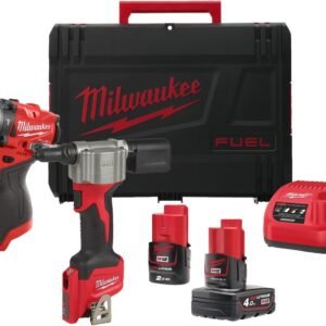 Milwaukee M12 FPP2D2-422X | M12 FUEL Powerpack (M12 FPD2, M12 BPRT, 1 x M12 B2 batterie, 1 x M12 B4 batterie, 1 x C12C chargeur, 1 x HD Box) - 4933480593 4933480593